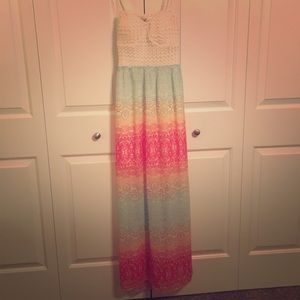 Colorful sun dress NWT